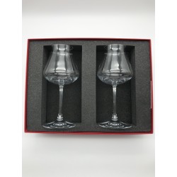 Coffret de 2 verres à vins rouge Château Baccarat